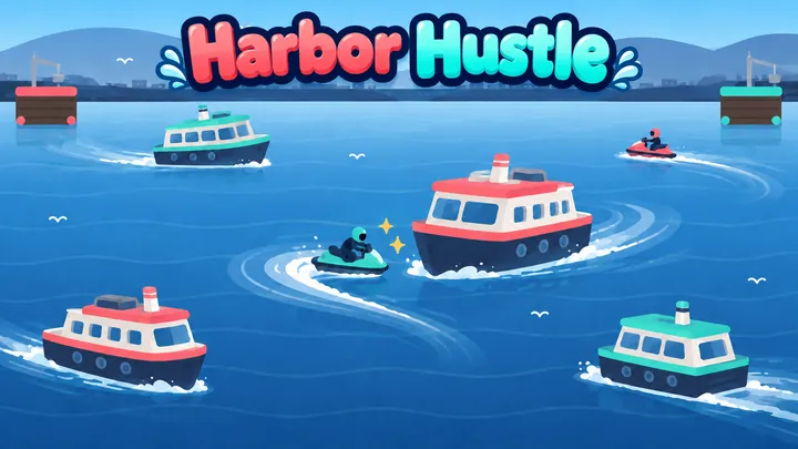 Harbor Hustle title art