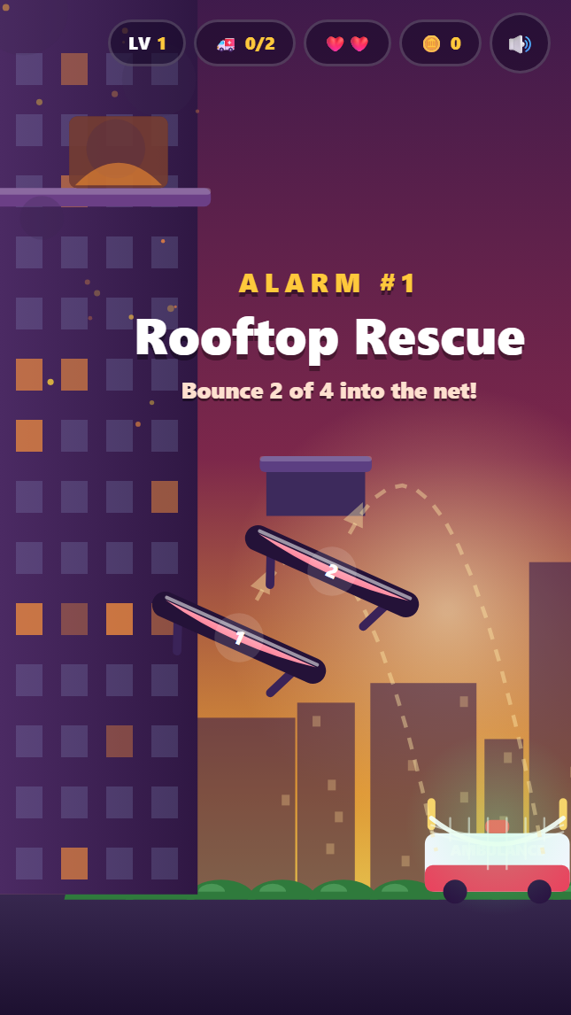 Bounce Brigade gameplay screenshot