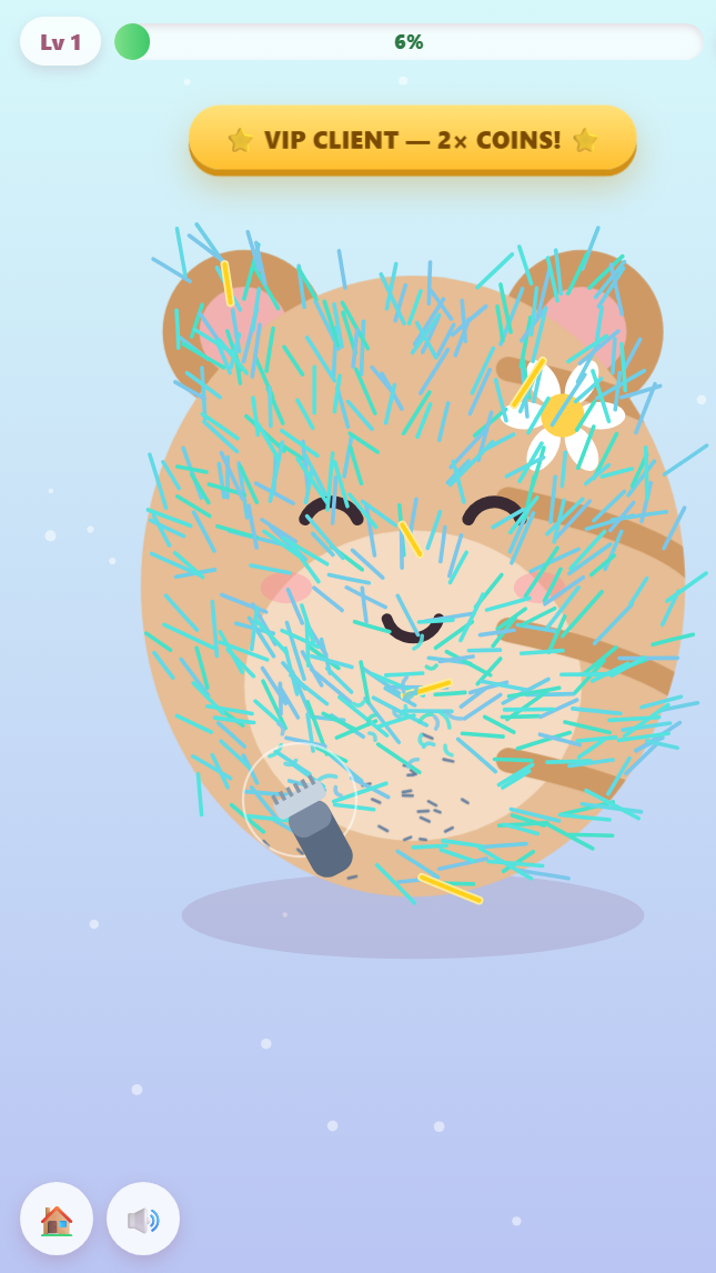 Buzzcut Buddies gameplay screenshot