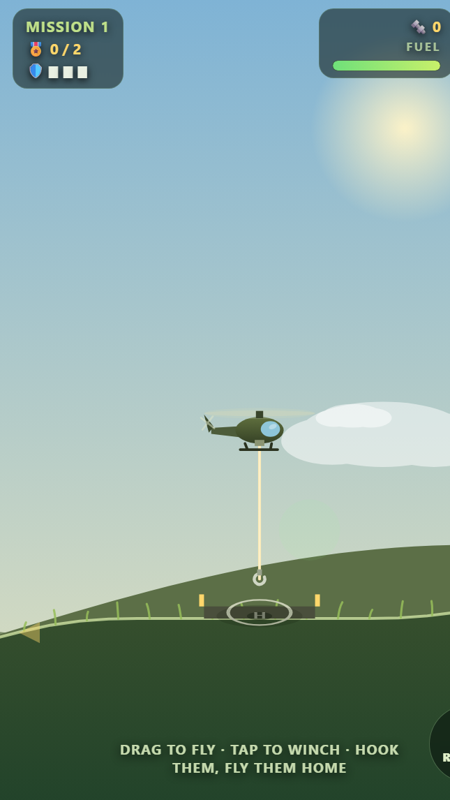 Chopper Drop gameplay screenshot