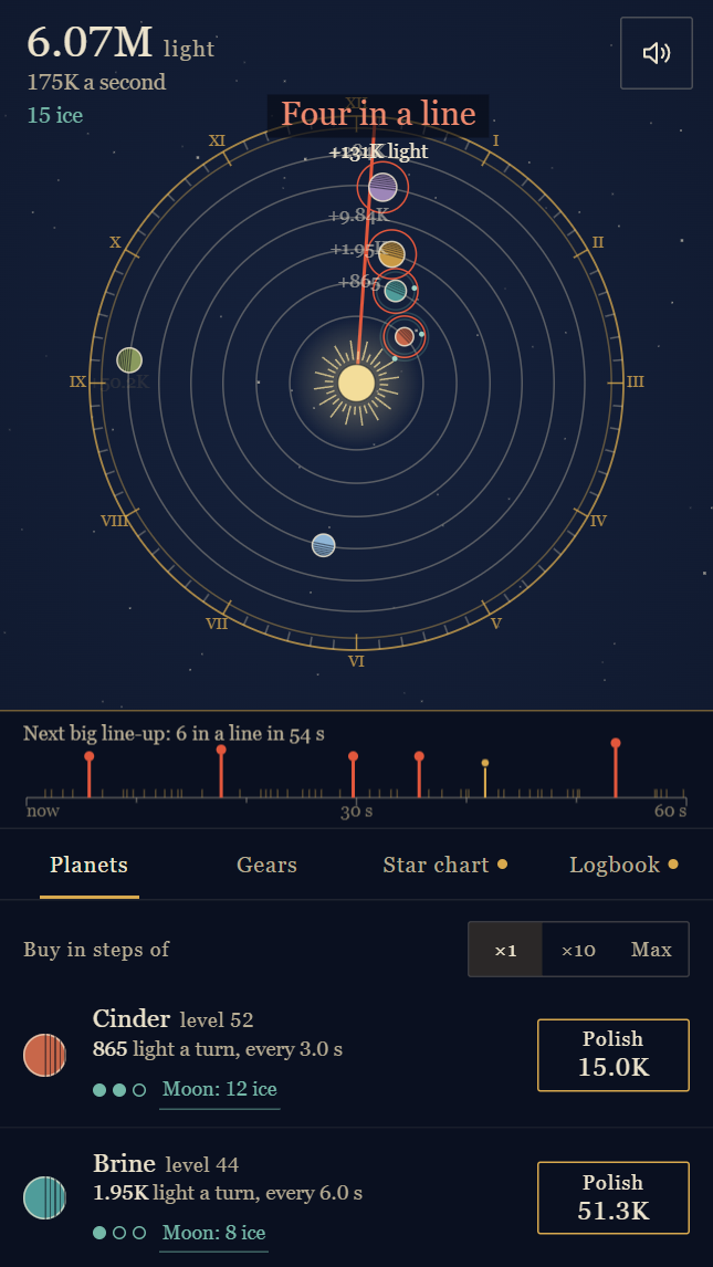 Clockwork Sky gameplay screenshot