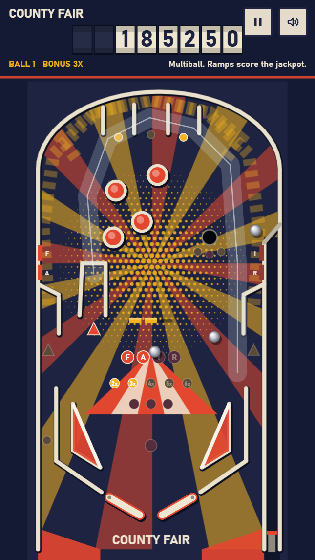 Pinball Almanac gameplay screenshot